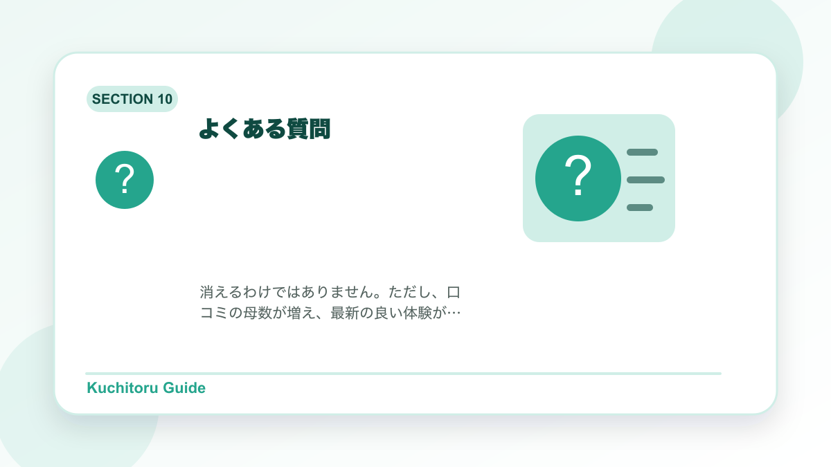 よくある質問の要点図解