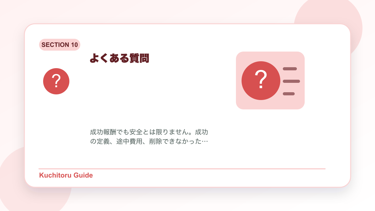 よくある質問の要点図解
